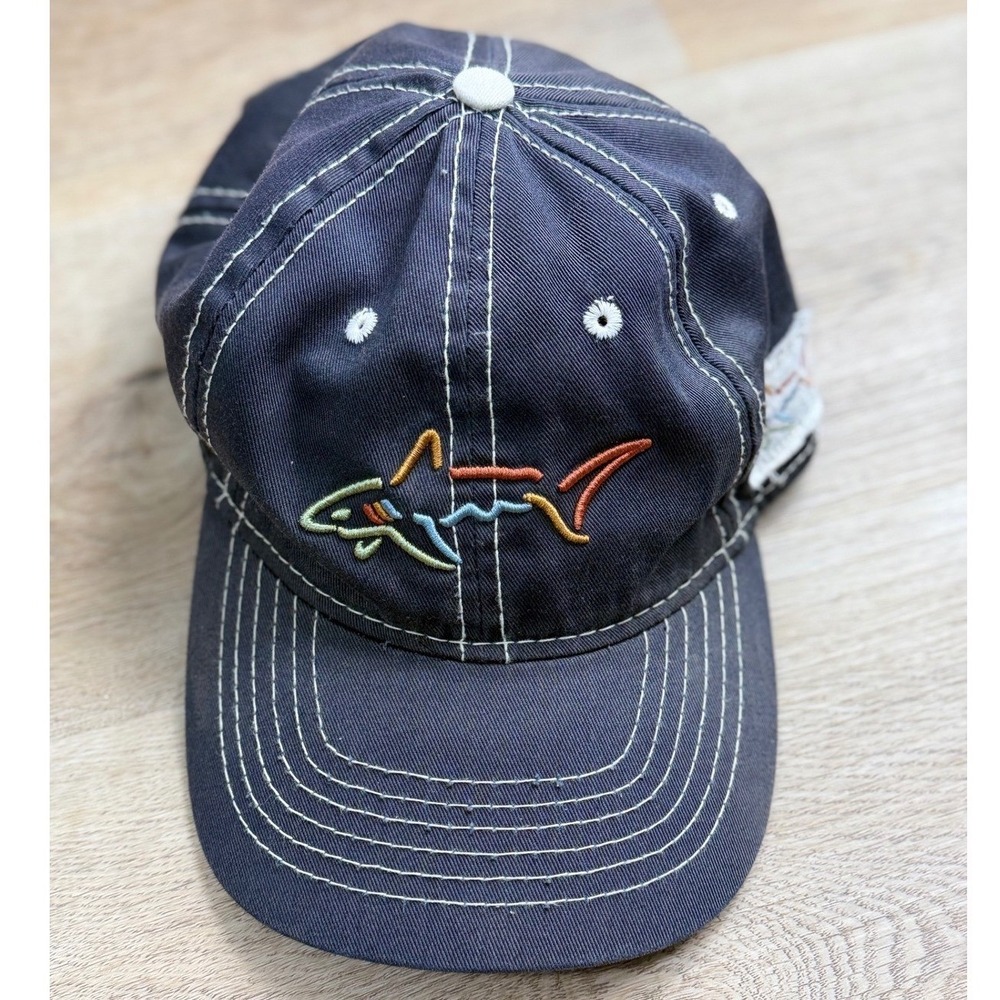 Greg Norman Navy Baseball Golf Cap Mens OSFM Golf Gorpcore Beach